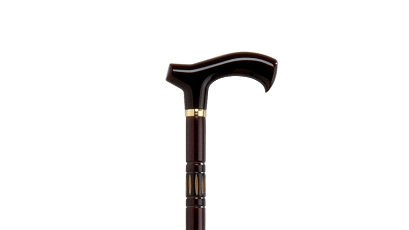 Bastó de faig amb talla Ortopèdia Alsius